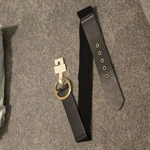 A new day women's Black/gold Buckle belt